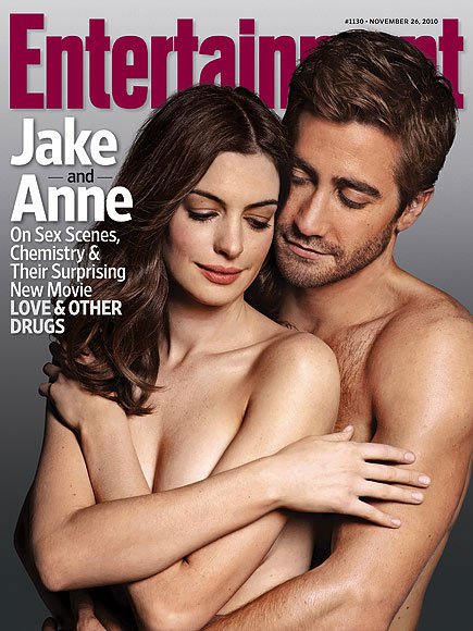 Jake Gyllenhaal and Anne Hathaway Get Naked for Entertainment Weekly