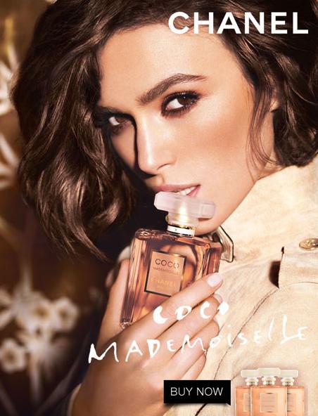 Keira Knightley for Chanel Coco Mademoiselle shot by Mario Testino